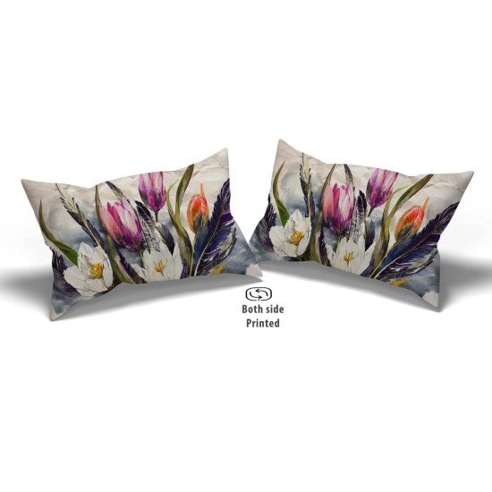 Cushion pillow Cover | Fabric Change Option | Polyester, Velvet Fabric |Dual side Printed