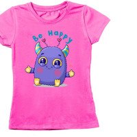 Girls  Pure Cotton Bio washed T-shirt | Style No. GL-DT155