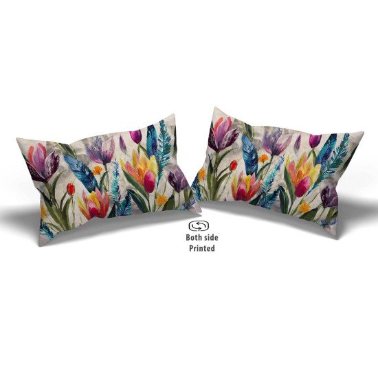 Cushion pillow Cover | Fabric Change Option | Polyester, Velvet Fabric |Dual side Printed