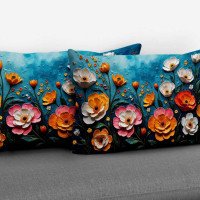 Cushion pillow Cover | Fabric Change Option | Polyester, Velvet Fabric |Dual side Printed