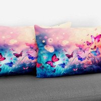 Cushion pillow Cover | Fabric Change Option | Polyester, Velvet Fabric |Dual side Printed