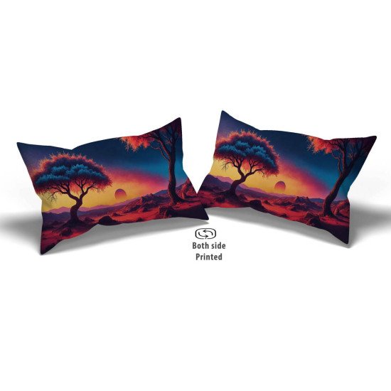 Cushion pillow Cover | Fabric Change Option | Polyester, Velvet Fabric |Dual side Printed