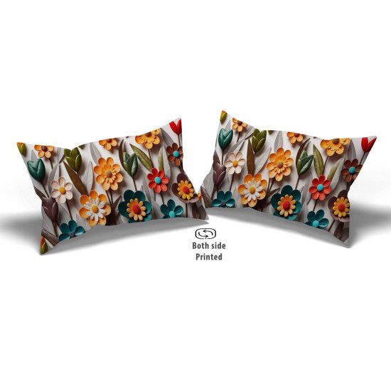 Cushion pillow Cover | Fabric Change Option | Polyester, Velvet Fabric |Dual side Printed