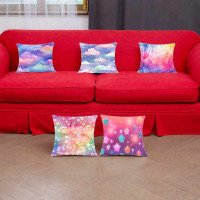 Cushion Cover All size | Cushion Fabric Change Option | Pack of 5 Home Decore Cushion Covers Only no Filler include