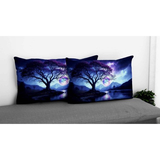 Cushion pillow Cover | Fabric Change Option | Polyester, Velvet Fabric |Dual side Printed