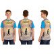 Mens Tshirt Polyester Fabric | kids Sizes Tee Available | Polyester Fabric Change Option 