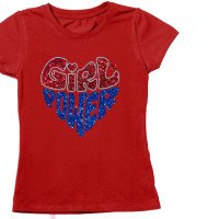 Girls  Pure Cotton Bio washed T-shirt | Style No. GL-DT158