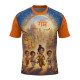 Devotional Polyester Fabric T-shirt | kids Sizes Tee Available | Mens-Tee-FP-D885