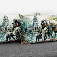 Cushion pillow Cover | Fabric Change Option | Polyester, Velvet Fabric |Dual side Printed