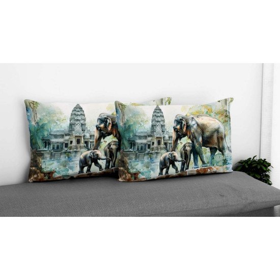 Cushion pillow Cover | Fabric Change Option | Polyester, Velvet Fabric |Dual side Printed