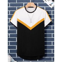 BOYS AND GIRLS COLOR BLOCK TSHIRT 
