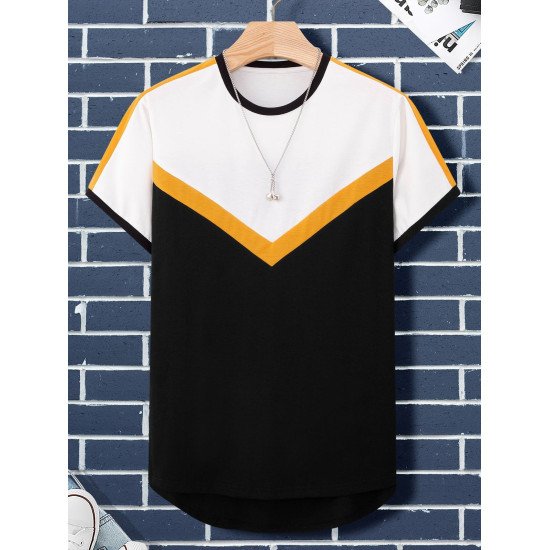 BOYS AND GIRLS COLOR BLOCK TSHIRT 