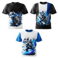 Boys Full Print Combo Pack of 3 T-shirt 