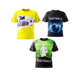 Boys Full Print Combo Pack of 3 T-shirt 