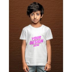 Boys and Girls half sleeve customized print Tshirt