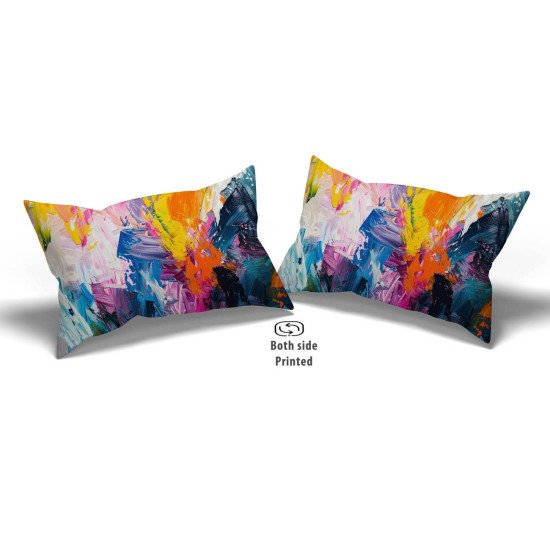 Cushion pillow Cover | Fabric Change Option | Polyester, Velvet Fabric |Dual side Printed
