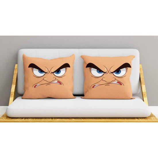 Face impression cushion covers 