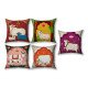 Cushion Cover All size | Cushion Fabric Change Option | Pack of 5 Home Decore Cushion Covers Only no Filler include
