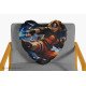 Customize Cushion Cover Heart shaped with filler