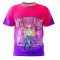 Girls T-Shirt  full print polyester fabric