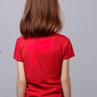 Girls T-Shirt  Red Color