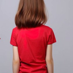 Girls T-Shirt  Red Color