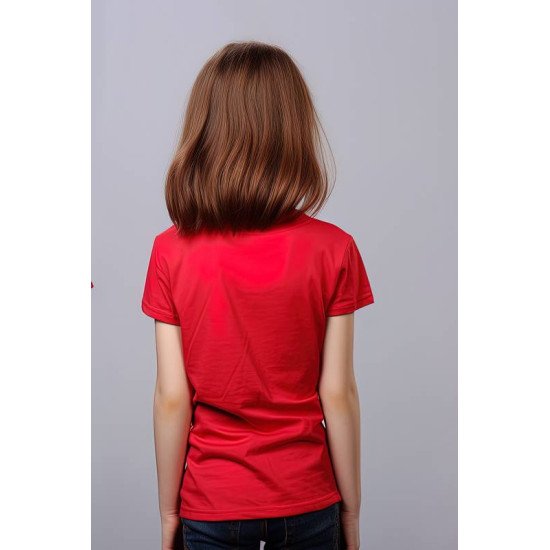 Girls T-Shirt  Red Color