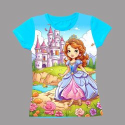 Girls T-Shirt front full print