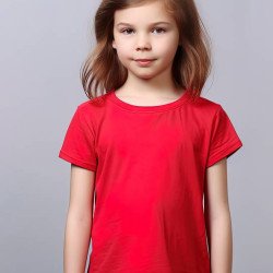 Girls T-Shirt  Red Color