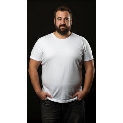 Men's Plus Size  Regular fit Tailor made T shirt  