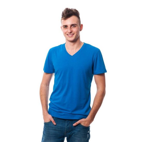 Men's T-shirt V Neck T-shirt