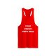 Cotton Custom Print Men's Gym Vest Tshirt 