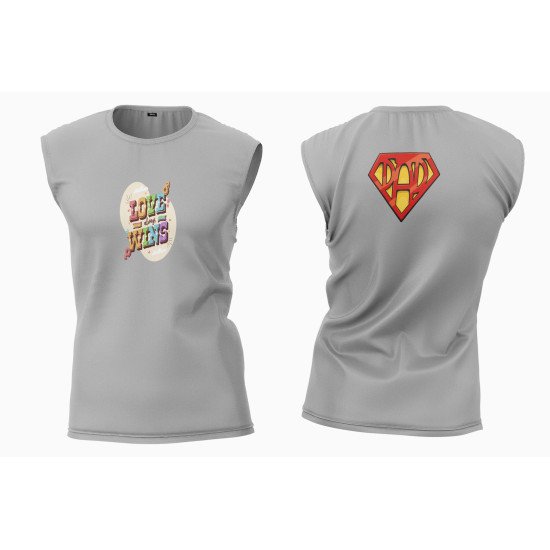 Cotton Custom Print Unisex Sleeveless Tshirt