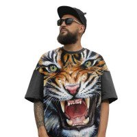 Mens Full Print Polyester T shirt 