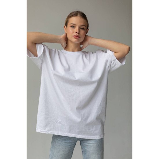 Womens Oversize T-Shirt Regular Round Neck Edition