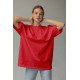 Womens Oversize T-Shirt Regular Round Neck Edition