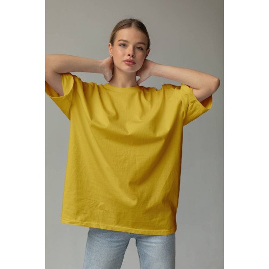 Womens Oversize T-Shirt Regular Round Neck Edition