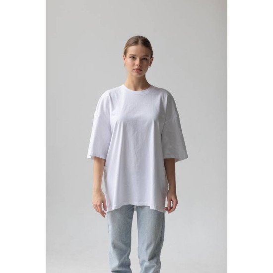 Womens Oversize T-Shirt Regular Round Neck Edition