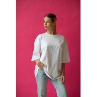 Womens Oversize T-Shirt Regular Round Neck Edition