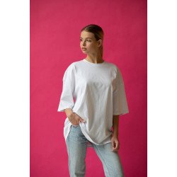 Womens Oversize T-Shirt Regular Round Neck Edition