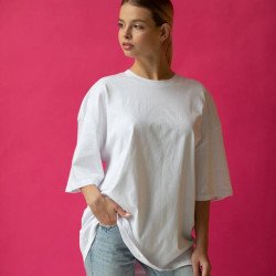 Womens Oversize T-Shirt Regular Round Neck Edition