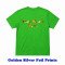 Kids Customize T-shirt Pure Cotton Golden Silver Multicolor Foil Category print| Style No.CUS-Tkids-SPLFoil-73