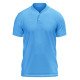 Customize Henley T-shirt  | PC Matty Fabric  |  Button closer | Style No. Cus-Polo-N19