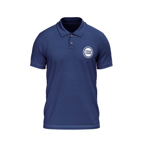 Customize Polo T-shirt  | PC Matty Fabric  |  Botton closer | Style No. Cus-Polo-N16