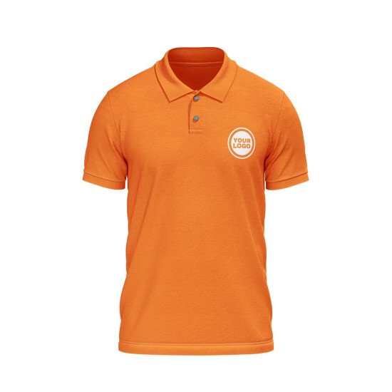 Customize Polo T-shirt  | PC Matty Fabric  |  Botton closer | Style No. Cus-Polo-N16