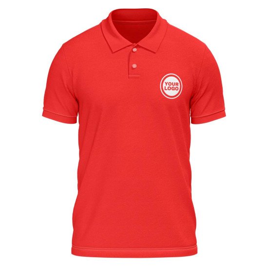 Customize Polo T-shirt  | PC Matty Fabric  |  Botton closer | Style No. Cus-Polo-N16