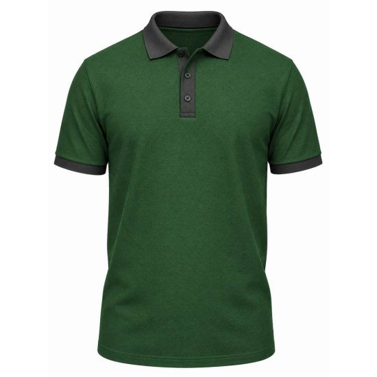 Customize Polo T-shirt  | PC Matty Fabric  |  Button closer | Style No. Cus-Polo-N17
