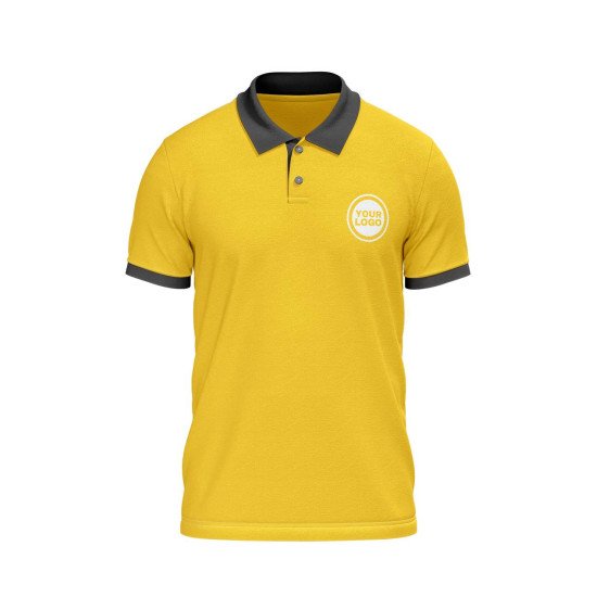 Customize Polo T-shirt  | PC Matty Fabric  |  Button closer | Style No. Cus-Polo-N17