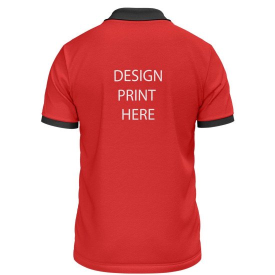Customize Polo T-shirt  | PC Matty Fabric  |  Button closer | Style No. Cus-Polo-N17