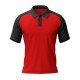 Customize Raglan T-shirt  | Matty Fabric  |  Button closer | Style No. Cus-Polo-Raglan-N21